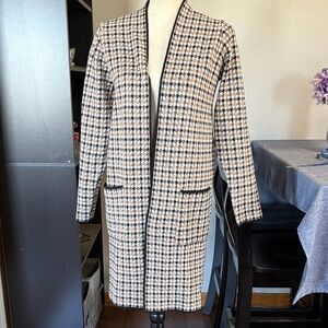 NWT Nine West Women’s XS Fall Patterned Pea Over Coat